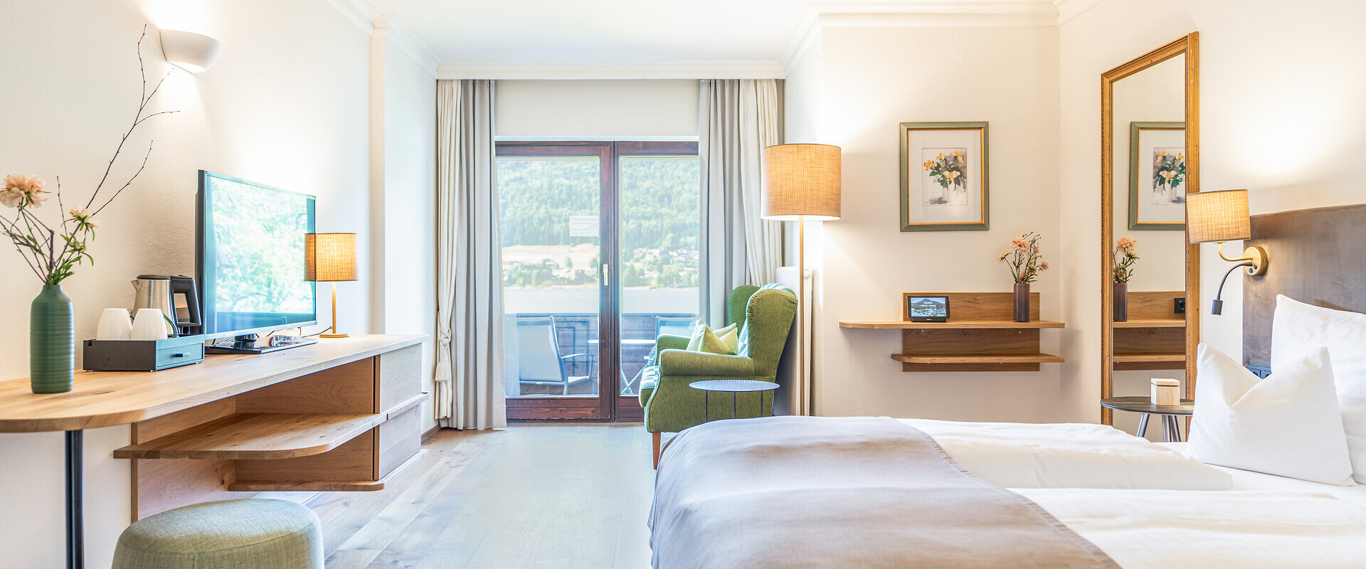Das Doppelzimmer Filbling Stammhaus im Waldhof Fuschlsee Resort