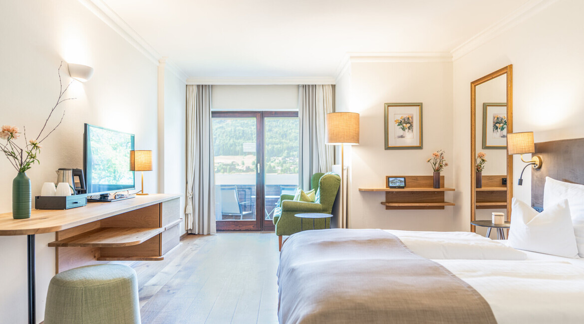 Das Doppelzimmer Filbling Stammhaus im Waldhof Fuschlsee Resort