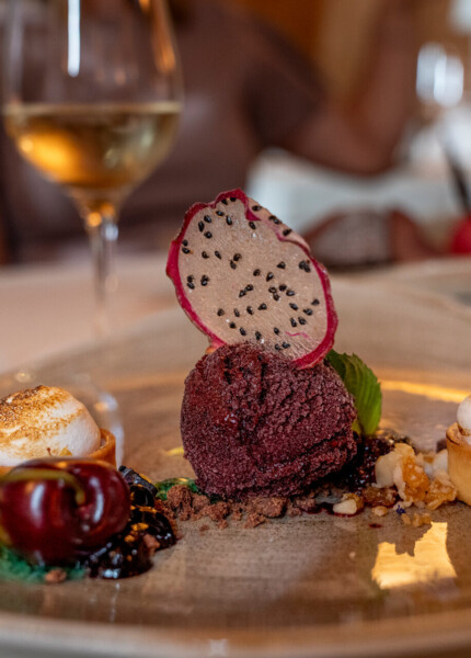 Dessertvariation im Restaurant des Hotel Ebner's Waldhof am Fuschlsee.