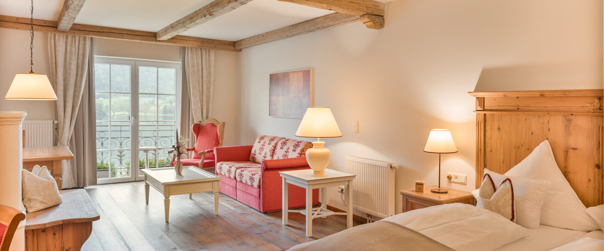 Die Junior Suite Schafberg im Waldhof Fuschlsee Resort